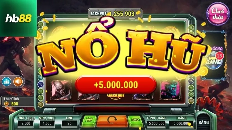 Các loại hình Nổ Hũ HB88